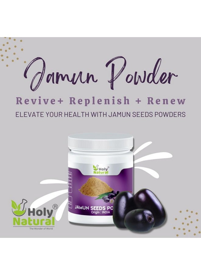Holy Natural - The Wonder of World Holy Natural Jamun Seeds Powder - 250 Gm  - Image 4