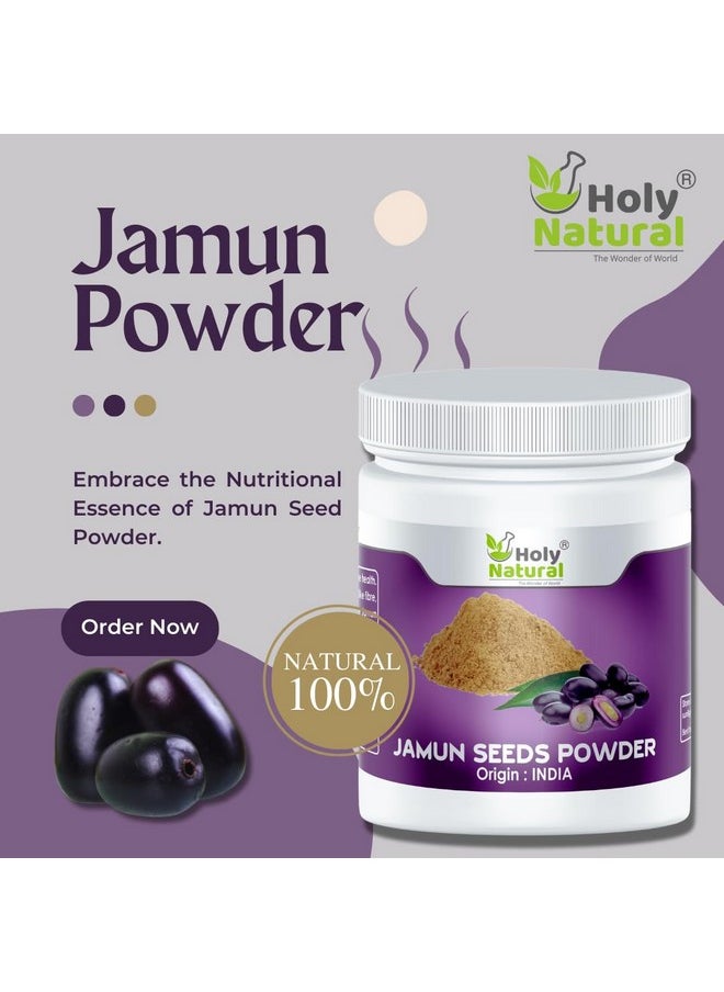 Holy Natural - The Wonder of World Holy Natural Jamun Seeds Powder - 250 Gm  - Image 3