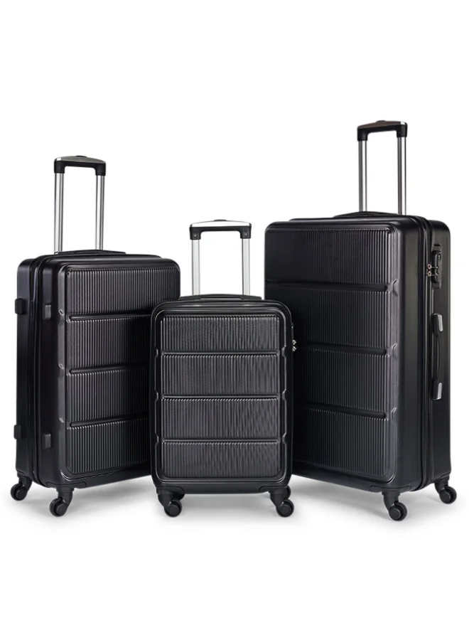 LIMRA Luxury 3-Piece Hardside Luggage Set with Spinner Wheels - Modern Design (20", 24", 28")