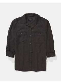 American Eagle AE Long-Sleeve Button-Up Shirt  - Image 2