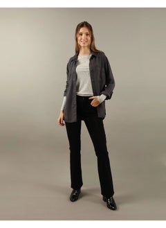 American Eagle AE Long-Sleeve Button-Up Shirt  - Image 4