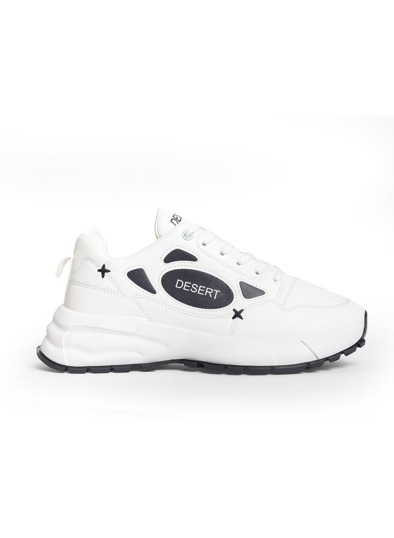 Desert Chaunky Sole Fashion Lace-up Sneakers For Men - Image 2