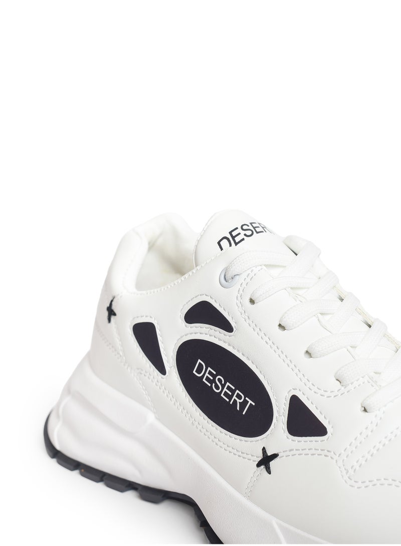 Desert Chaunky Sole Fashion Lace-up Sneakers For Men - Image 4