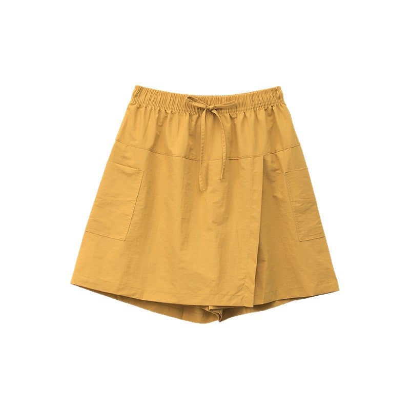 Women's Quick-Dry Skirt Shorts 2026 Summer Casual A-Line Cargo Shorts - Image 5