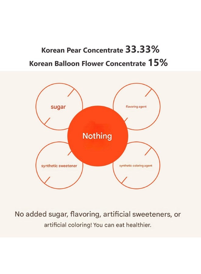 GASHINA STORY Korean Bellflower Root Pear Extract Liquid Concentrate - Balloon Flower Root 10g x 30 Sticks (Premium Pack), Natural Pear Juice, All-Natural Doraji 배도라지청 - 100% Korean Ingredients, 1 Month Supply - Image 5