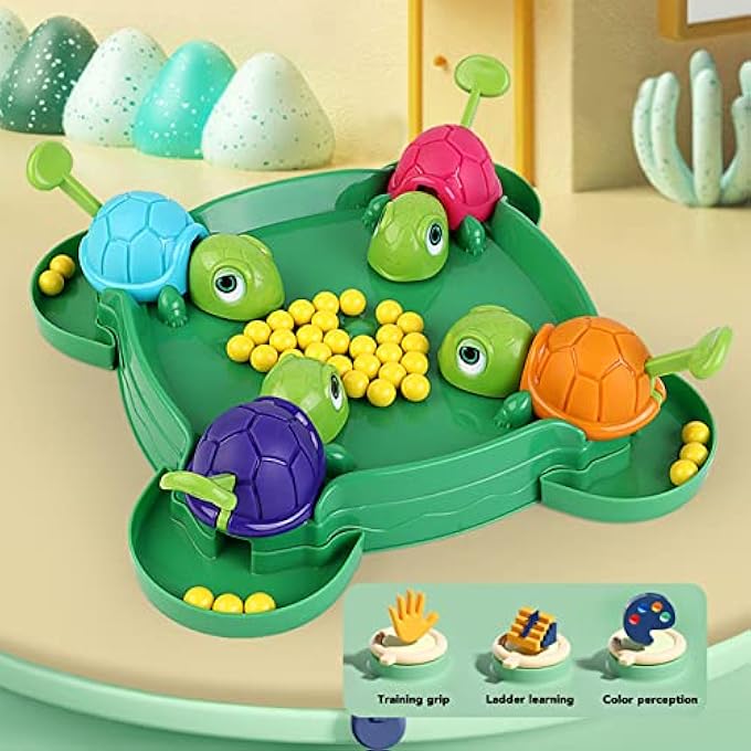 Keenso Hungry Turtle Board Game,Intense Game of Quick Reflexes, Family Board Games for Kids,Adults - Image 2