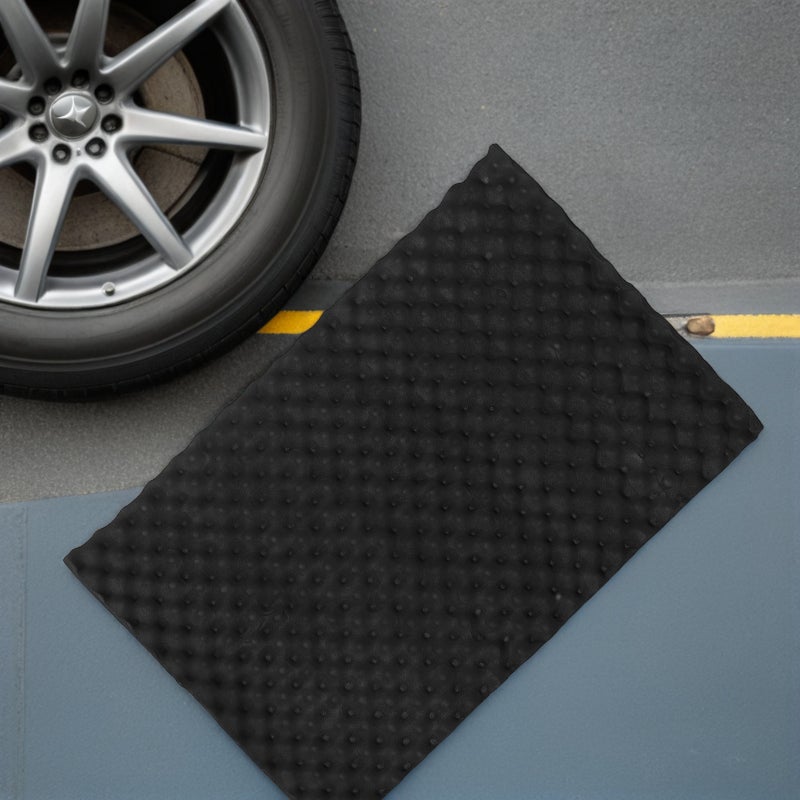 2pcs Car Sound Deadening Mat - Black Mat Automotive Soundproofing Noise Insulation Pad For Car Doors And Hood 31x19 Inch - Image 5