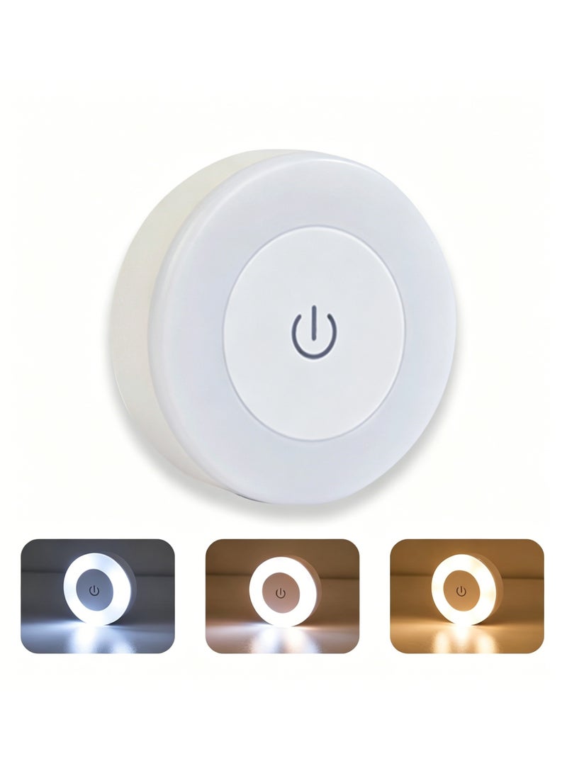 Aido Touch-sensitive rechargeable LED night light, baby night light, touch-sensitive, nursing and sleep aid bed light, 3 color modes (white light, warm light, cool light), adjustable brightness, night light. - Image 4