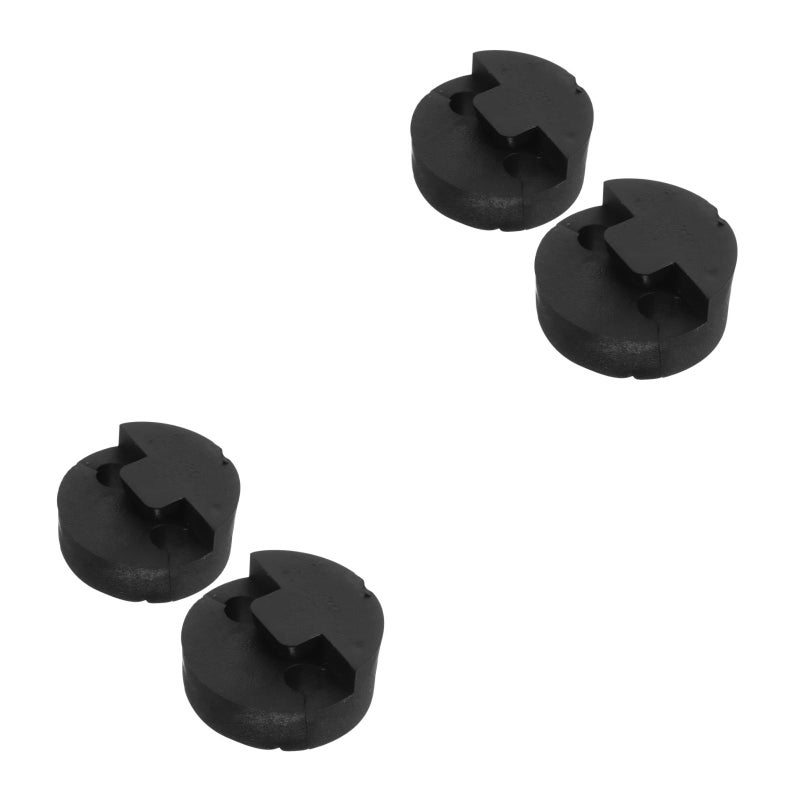 4 pcs Violin Practice Mute Black: Violin Muffler - Reduce Sound For Quiet Training Accessory For Beginners And Professionals - Image 1