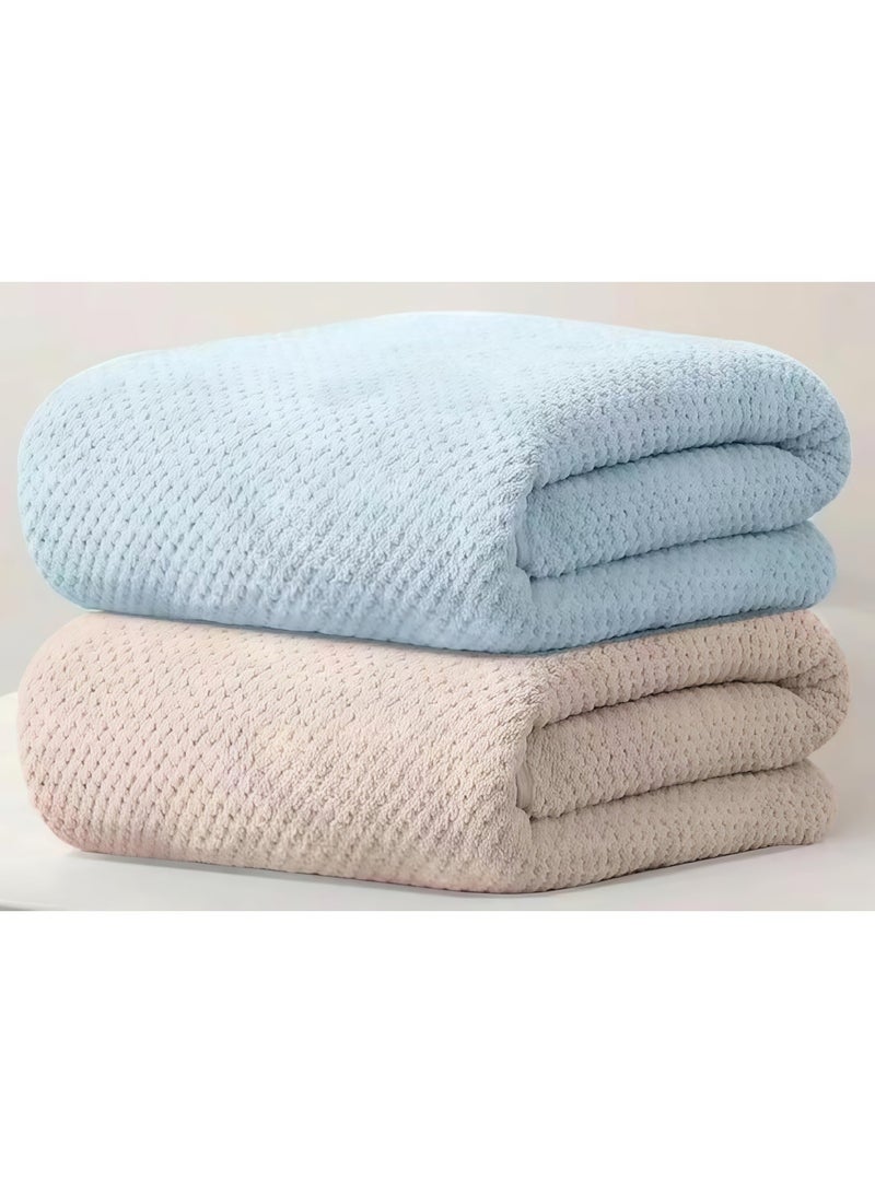 Microfiber Bath Towels, 90 x 170 cm, Set of 2, Super Soft, Highly Absorbent, Quick-Dry, Multipurpose Use Towel - Image 1