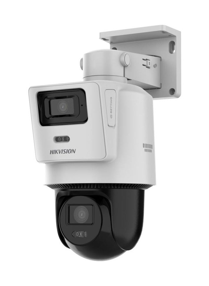 HIKVISION DS-2SE2C200MWG-E/12 TandemVu 2MP+2MP Fixed Lens POE PT Network Camera, Hybrid IR & White Light, 30m Illuminator, ICR Day/Night, 300 Presets, H.265/H.264 Compression, 2MP Resolution, Built-in Microphone & Speaker, Up to 512GB MicroSD, IP66 Weatherproof, PoE, Motion Detection, Smart Supplement Light, Remote Access via Hik-Connect | DS-2SE2C200MWG-E/12 - Image 2