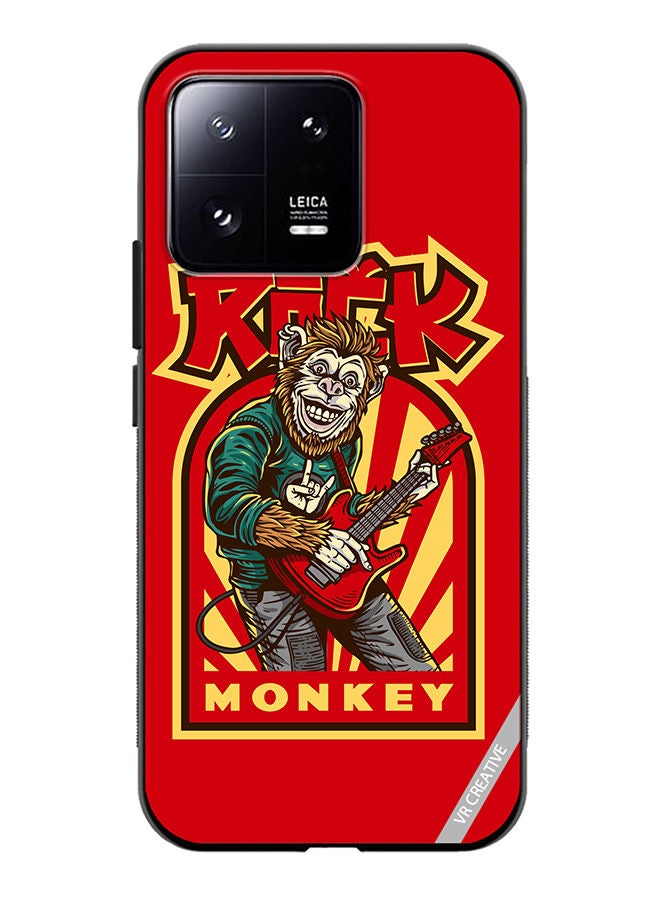 VR CREATIVE Protective Case Cover For Xiaomi 13 Rock Monkey Design Multicolour - Image 1