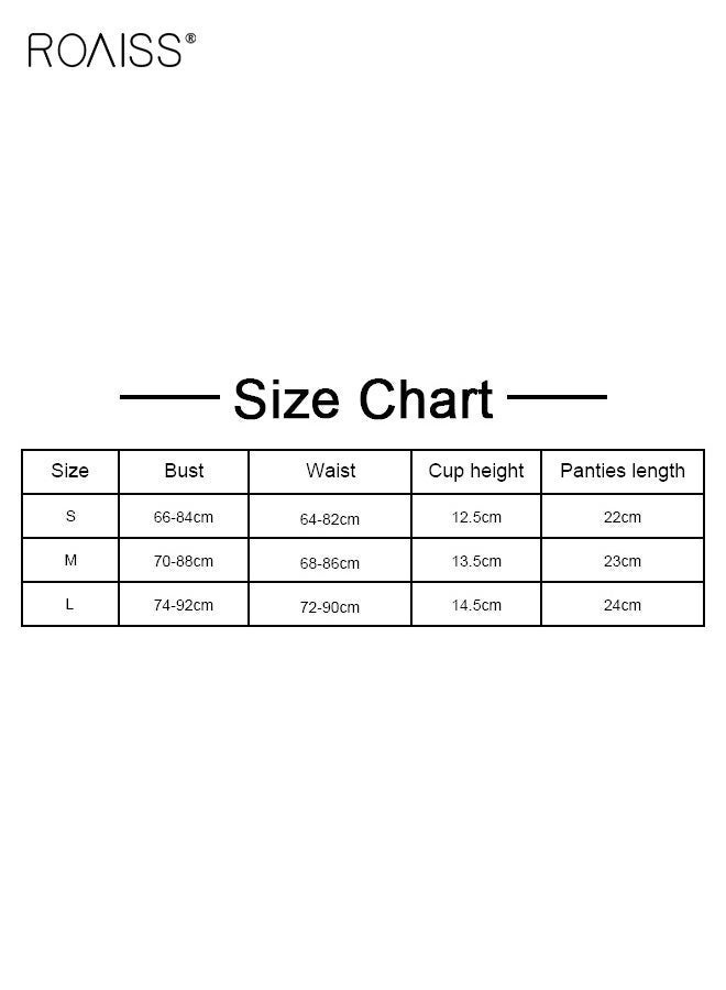 roaiss Women's Decorative Strap Underwear Set, Adjustable Halter Strap Body Harness Outfit, Fashion Body Chain Decorative Inner Wear for Women - Image 3