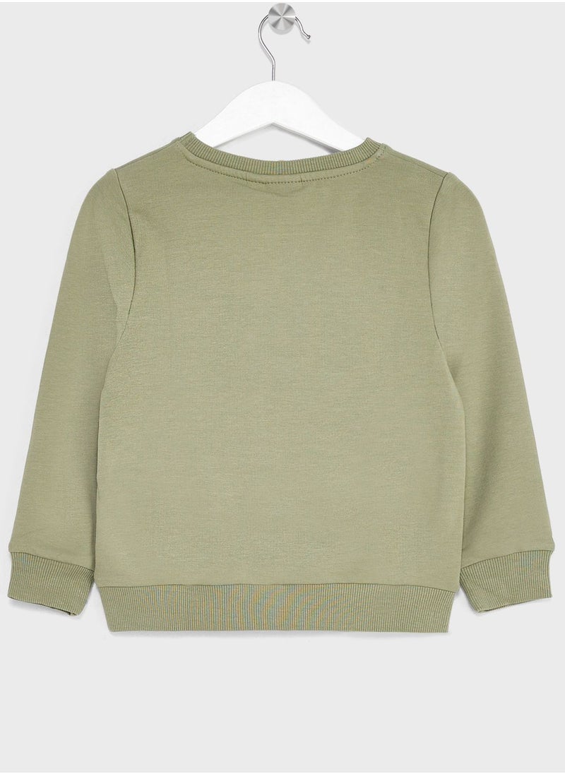 NAME IT - Kids Text Print Sweatshirt - Image 1