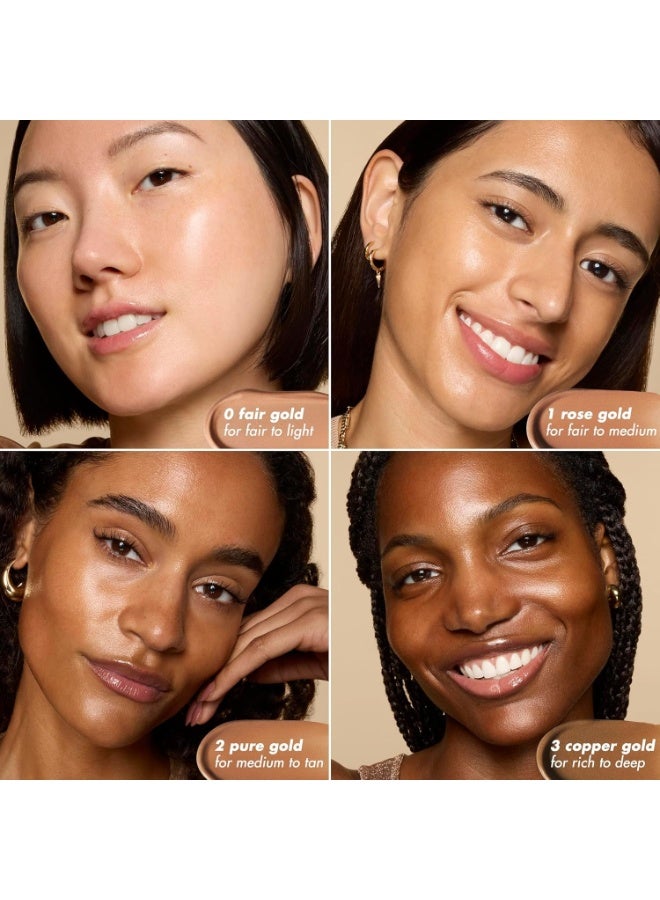 elf SKIN Bronzing Drops, Liquid Bronzer for Face & Skin, Creates a Sun-Kissed Shine, with Vitamin E, Vegan & Cruelty Free, Copper Gold - Image 3