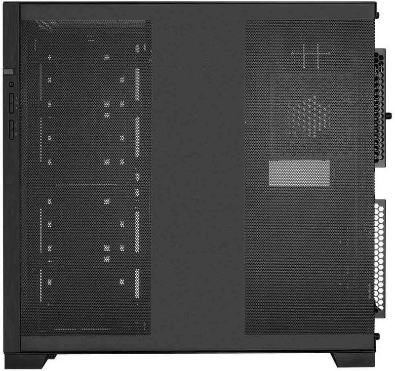 حالة لعب ألعاب Lian Li O11D EVO RGB E-ATX ذات غرفتين - شرائط إضاءة ARGB - مراوح تبريد بحجم يصل إلى 420 مم - إدارة الكابلات - ألواح زجاج مقواة في الأمام والجانبين - هيكل قابل للتحويل - اللون أسود - Image 3