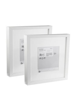 RIBBA Chunky Thick A4 Photo Frames - White, 21x30 cm, Fibreboard & Plastic, Set of 2 - pzsku/ZF5CE758268D36F8768DCZ/45/_/1731337226/f012bb5c-33ac-4408-beb0-1a259205c149