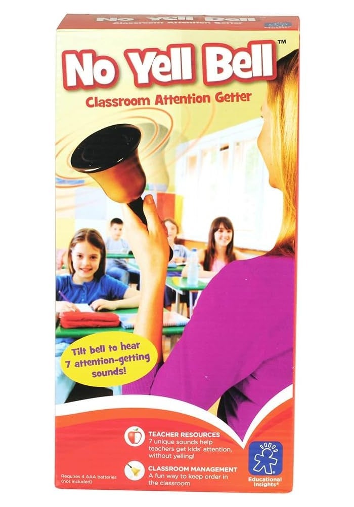 Educational Insights No Yell Bell - Classroom Attention Getter with 7 Unique Sounds - Image 1
