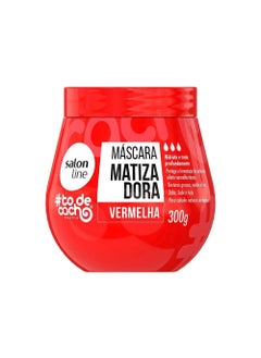 Salon Line Salon Line - Linha #ToDeCacho (Matizadora) - Mascara Vermelha 300 Gr - (#ImWithCurls (Brassiness) - Red Mask Net 10.58 Oz) 