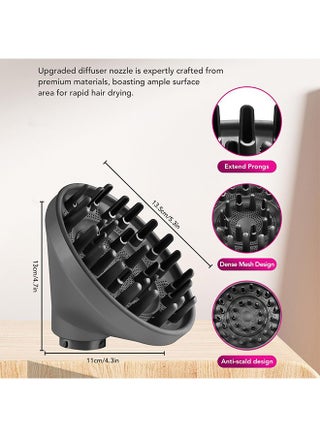 مرفق موزع الشعر المحمول لديسون لـ Airwrap HS05 HS03 HS01، فوهة موزع مجفف الشعر لتحويل مصفف الهواء إلى مجفف الشعر - view 5