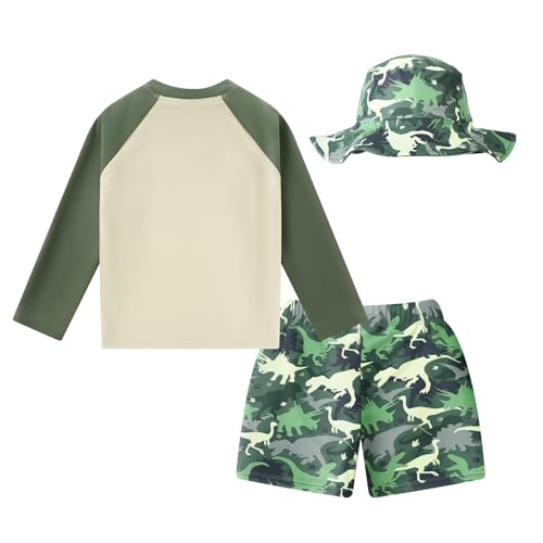 Redair Boys Rash Guard Swim Set Toddler Swim Suits Swimwear Rash Guard for 5T Swimsuit Boy - Image 5