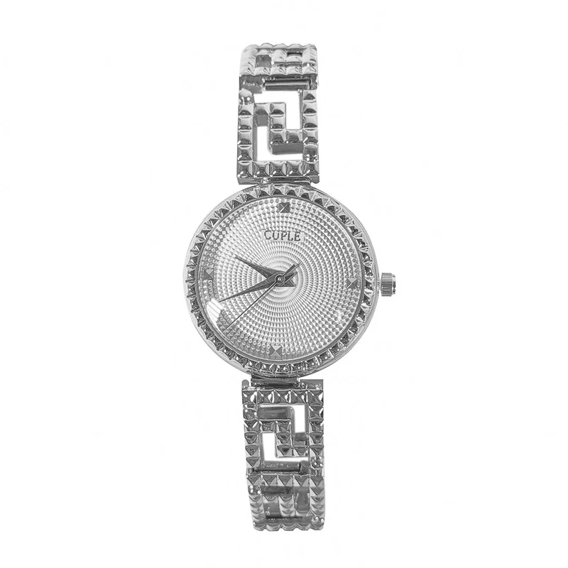 Cuple Womens Silver Dial Analog Wrist Watch