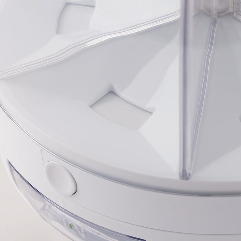 ALBERTO موزع حبوب متعدد من ألبرتو بلاستيك مع غطاء دوار، أبيض 7 كجم - Image 5