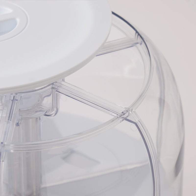 ALBERTO موزع حبوب متعدد من ألبرتو بلاستيك مع غطاء دوار، أبيض 7 كجم - Image 4