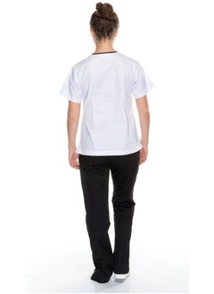 Meridian Elevate Your Style with Meridian's Classic Fit Cross Over V-Neck Scrub Top  - Image 3