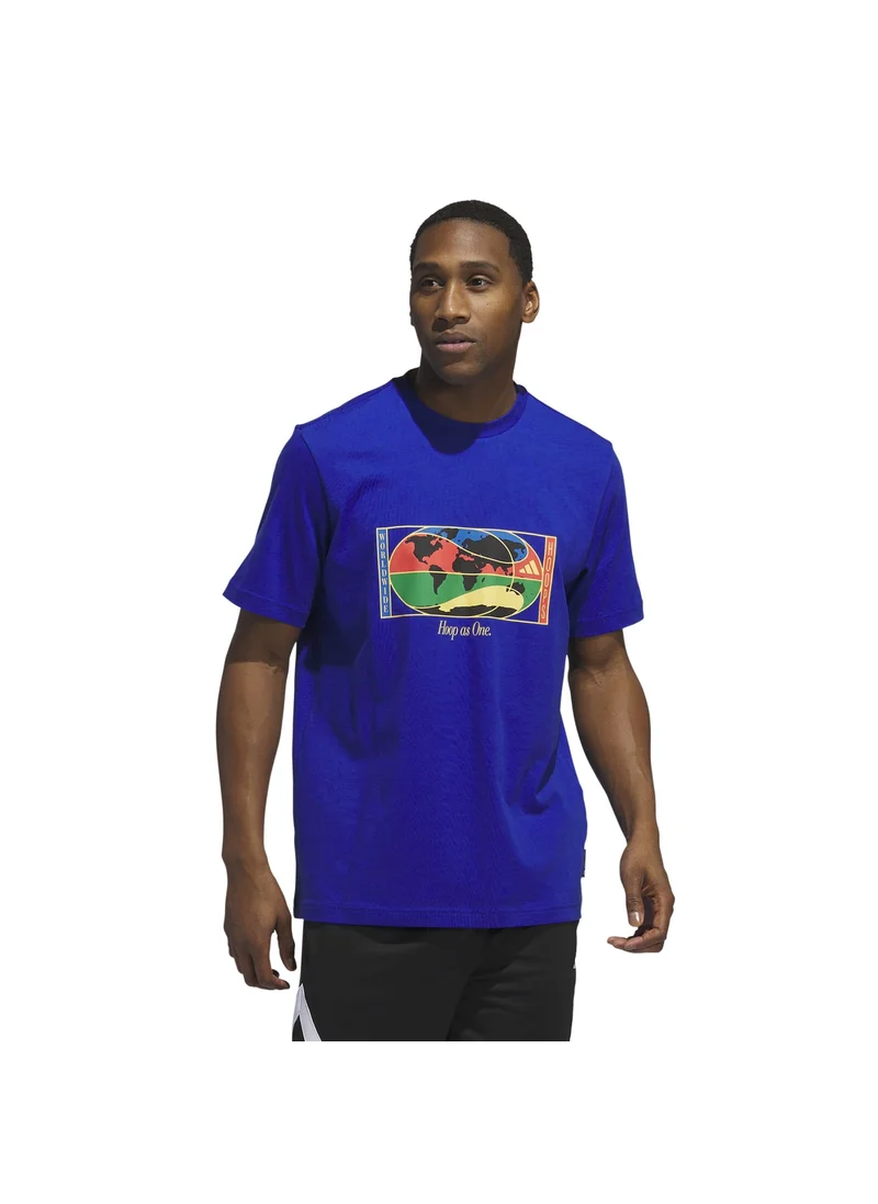 Adidas adidas WWH HBR Graphic Blue Originals Men T-SHIRTS