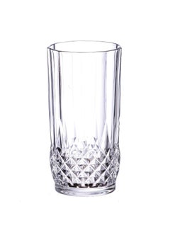 Aktnil Aktnil Square Water Glass Crystal Clear Champagne Glass Flute Wine Cut Wine Glasses Pack of 6  - Image 3