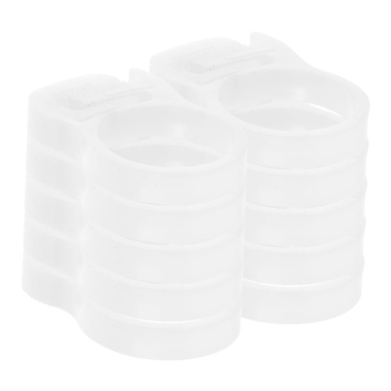 10Pcs Plastic Clamps for Drip Irrigation Tubes Water Hose Repair Reusable Garden Farm Pipe Fastener - Image 2