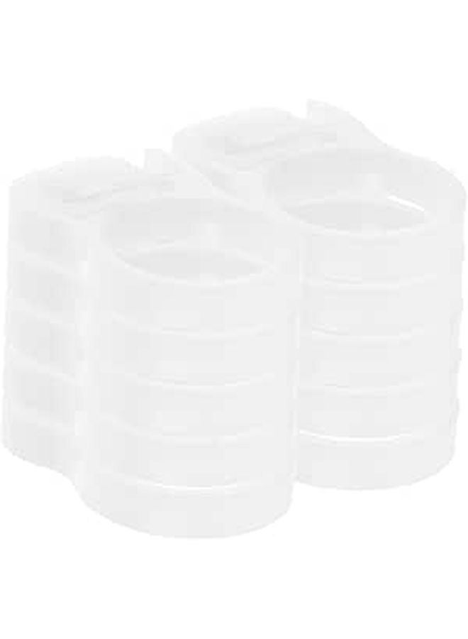 10Pcs Plastic Clamps for Drip Irrigation Tubes Water Hose Repair Reusable Garden Farm Pipe Fastener - Image 1