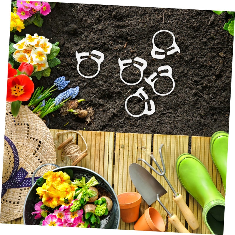 10Pcs Plastic Clamps for Drip Irrigation Tubes Water Hose Repair Reusable Garden Farm Pipe Fastener - Image 5