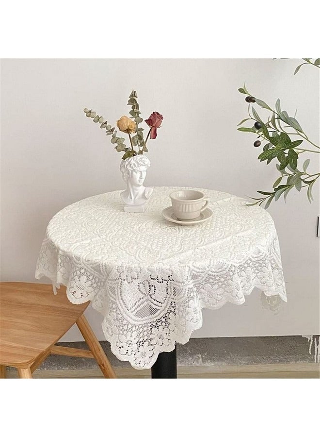 بيوينتي غطاء طاولة بوهو مفرش طاولة ديكور طاولة لحفلات الزفاف والعطلات وطاولات العشاء الطويلة، 24 بوصة × 24 بوصة - Image 2