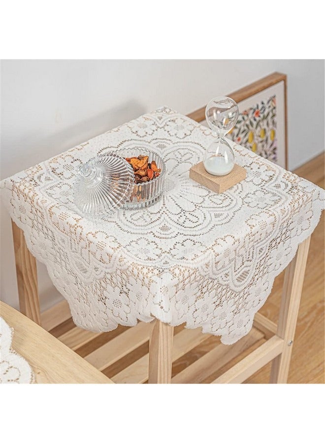 بيوينتي غطاء طاولة بوهو مفرش طاولة ديكور طاولة لحفلات الزفاف والعطلات وطاولات العشاء الطويلة، 24 بوصة × 24 بوصة - Image 4