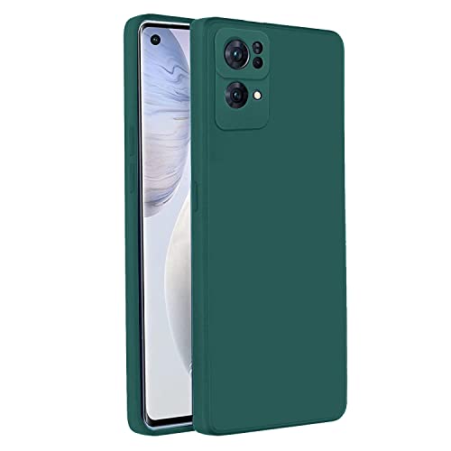 LIRAMARK غطاء خلفي ناعم من سيليكون LIRAMARK لهاتف أوبو رينو 7 برو 5G (سيليكون أخضر) - Image 1