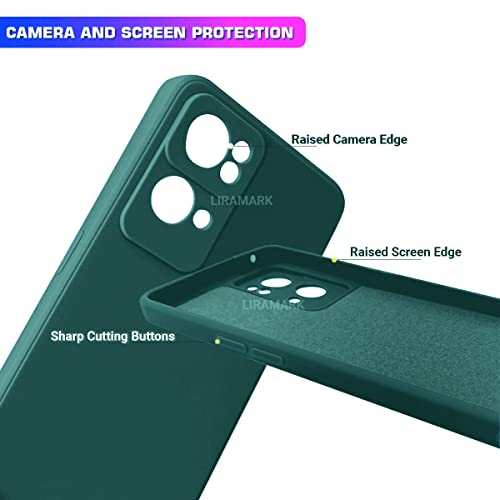 LIRAMARK غطاء خلفي ناعم من سيليكون LIRAMARK لهاتف أوبو رينو 7 برو 5G (سيليكون أخضر) - Image 3