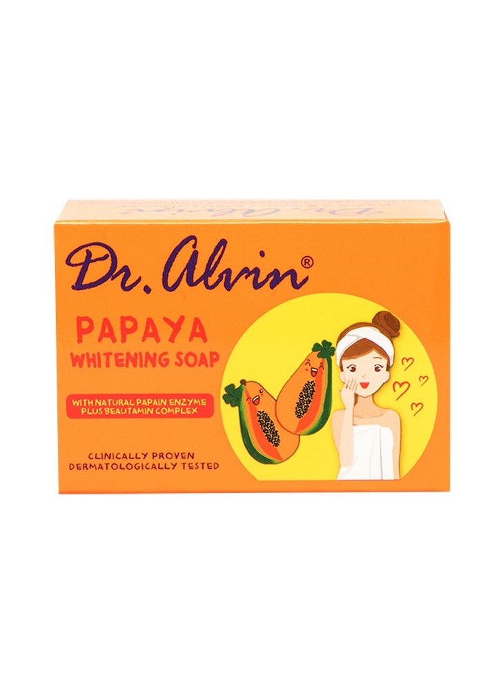 Dr. Alvin - Papaya Soap 90 G - Image 1
