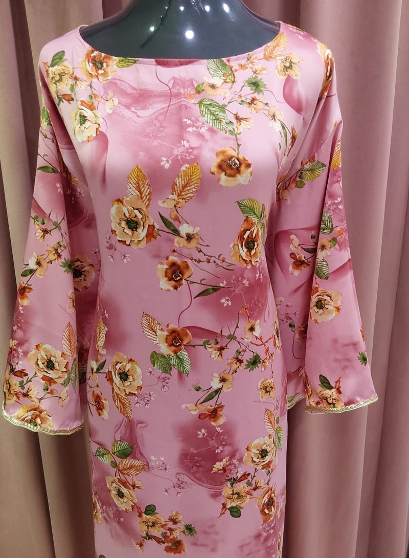 ALREESH ALBANAFSAJI DRESS pink