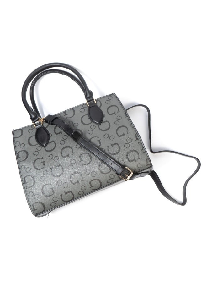 GUESS Oak Park Small Carryall – Grey (Stylish & Structured Everyday Satchel) - Image 3