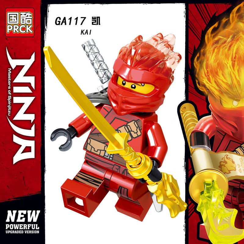 Jiangpai Ninja Series GA115-122 Building Blocks Figures Educational Puzzle Toys - Image 3
