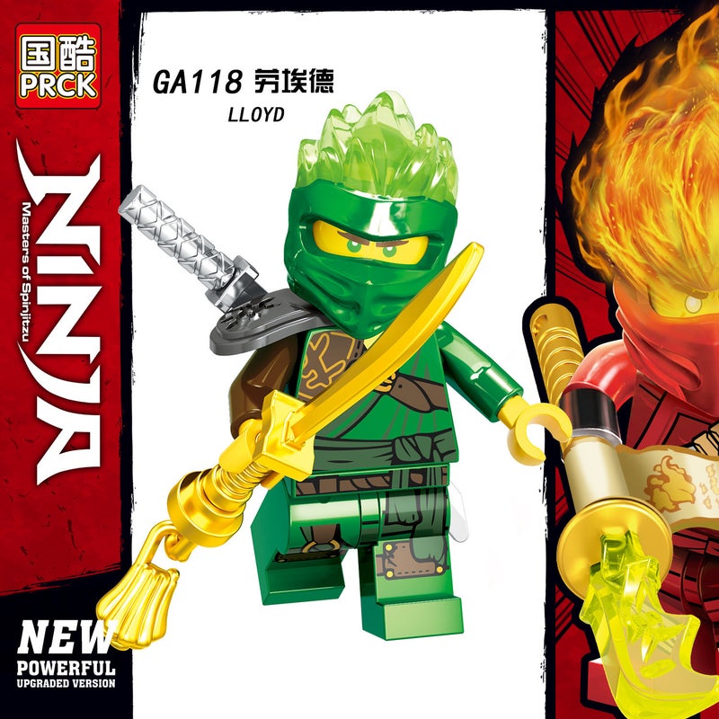 Jiangpai Ninja Series GA115-122 Building Blocks Figures Educational Puzzle Toys - Image 4