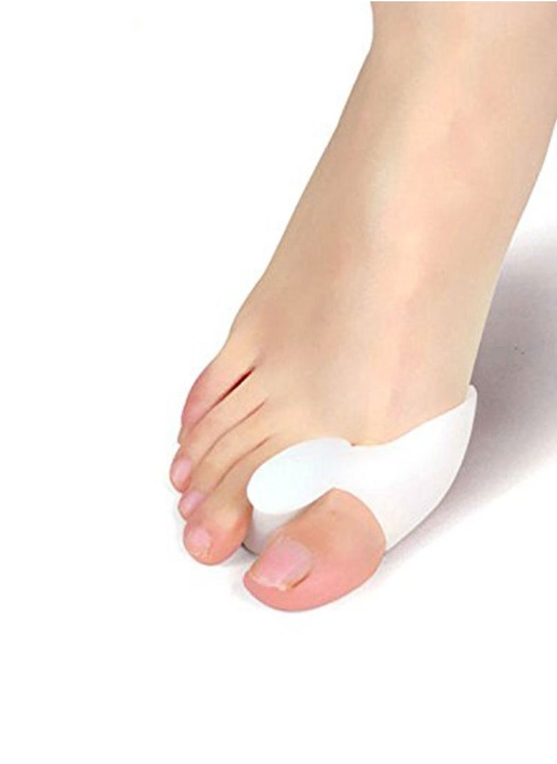SYOSI 2Pcs Toe Separators Protector Bunion Corrector Hallux Valgus Relief Silicone Gel For Men Women Rapid Foot Pain Pads  - Image 1