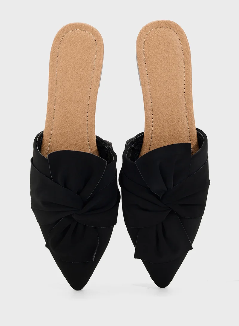ELLA Knot Detail Mule