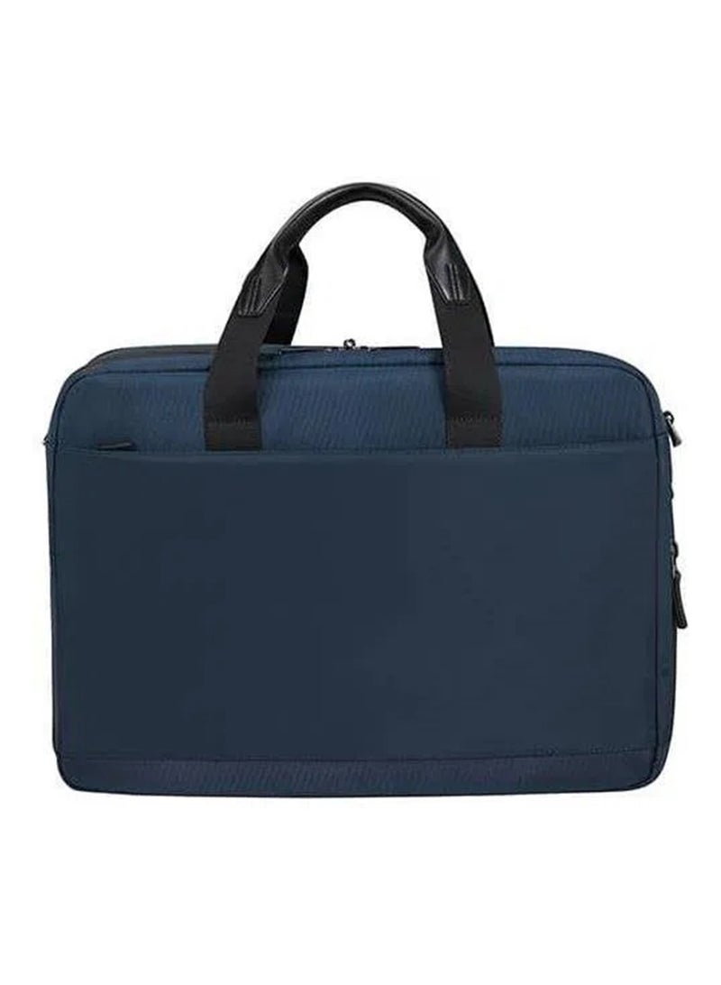 Samsonite Open Road 2.0 Exp 15.6" Briefcase, Cool Blue|Reverse Zipper|Adjustable Strap|Tablet Compartment|Water Resistant Material|Expandable|USB Port - 2 Years International Warranty - Image 4
