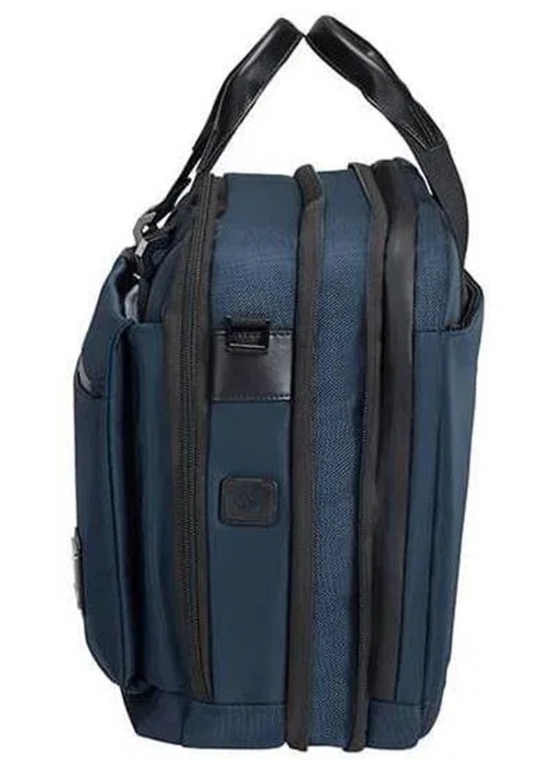 Samsonite Open Road 2.0 Exp 15.6" Briefcase, Cool Blue|Reverse Zipper|Adjustable Strap|Tablet Compartment|Water Resistant Material|Expandable|USB Port - 2 Years International Warranty - Image 2