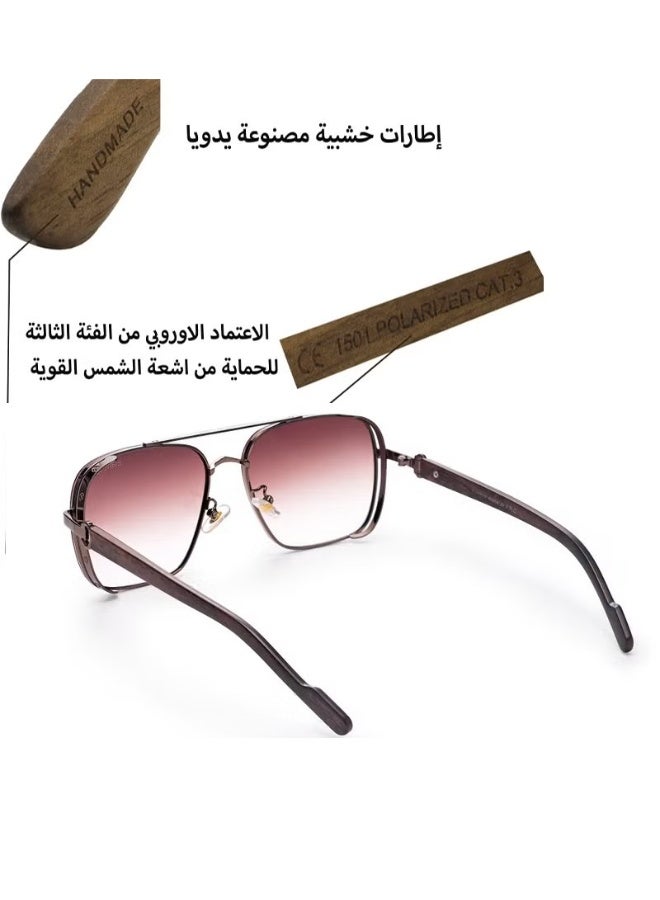 إيلانوفا النظارات الشمسية المستقطبة HD عدسات مستقطبة 100٪ حماية من الأشعة فوق البنفسجية 400 تصميم أنيق للرجال / النساء - Image 4