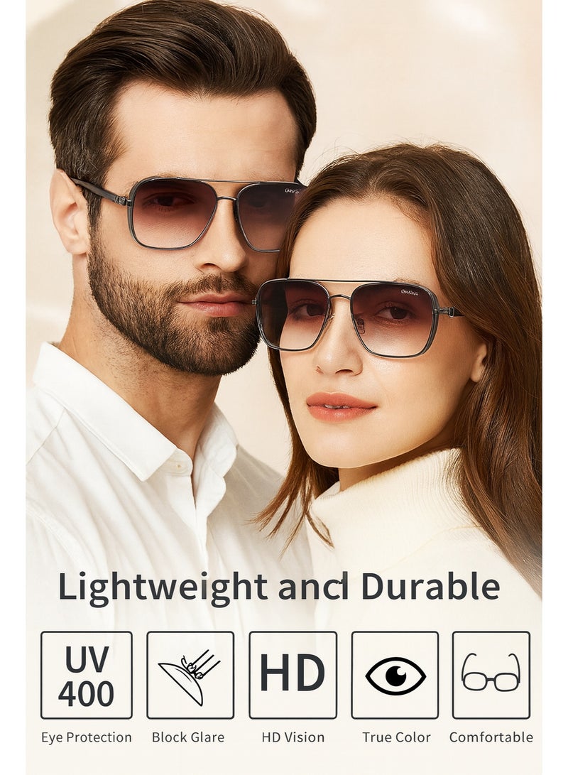 إيلانوفا النظارات الشمسية المستقطبة HD عدسات مستقطبة 100٪ حماية من الأشعة فوق البنفسجية 400 تصميم أنيق للرجال / النساء - Image 3