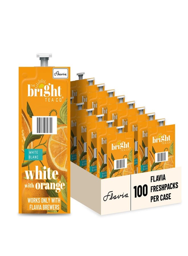 Flavia Bright Tea Co. White Tea with Orange Freshpacks works only with Flavia Brewers (Case of 100) - Image 1
